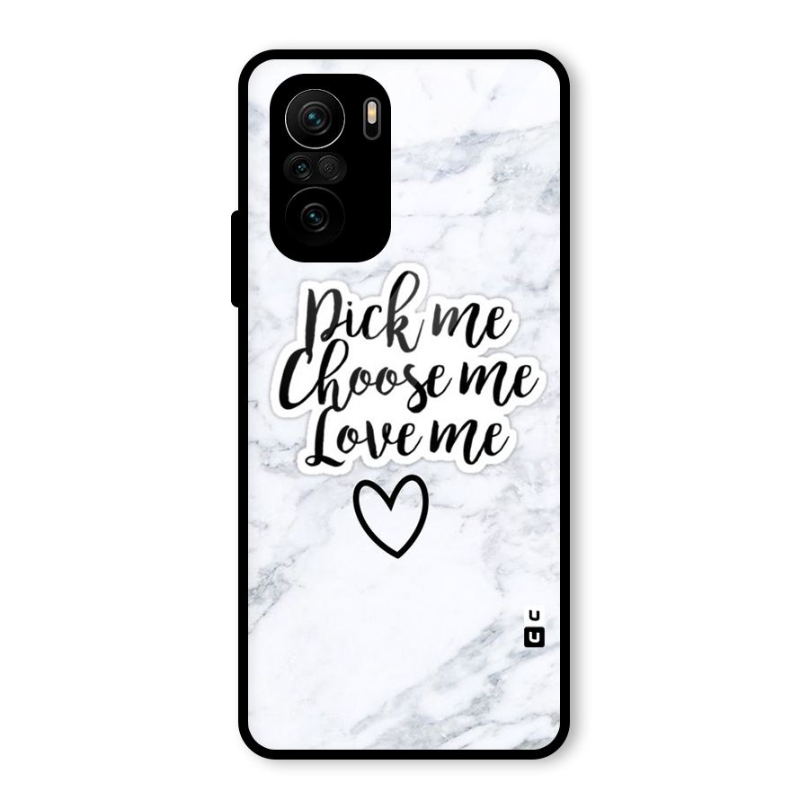 Just Me Glass Back Case for Mi 11x