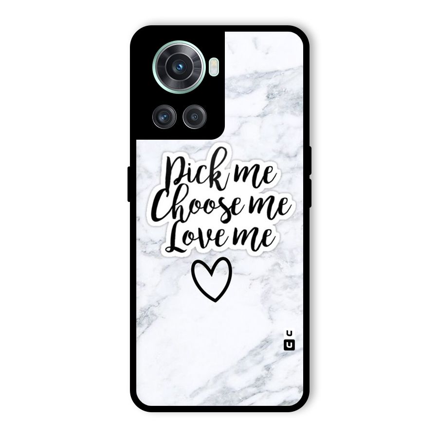 Just Me Glass Back Case for OnePlus 10R