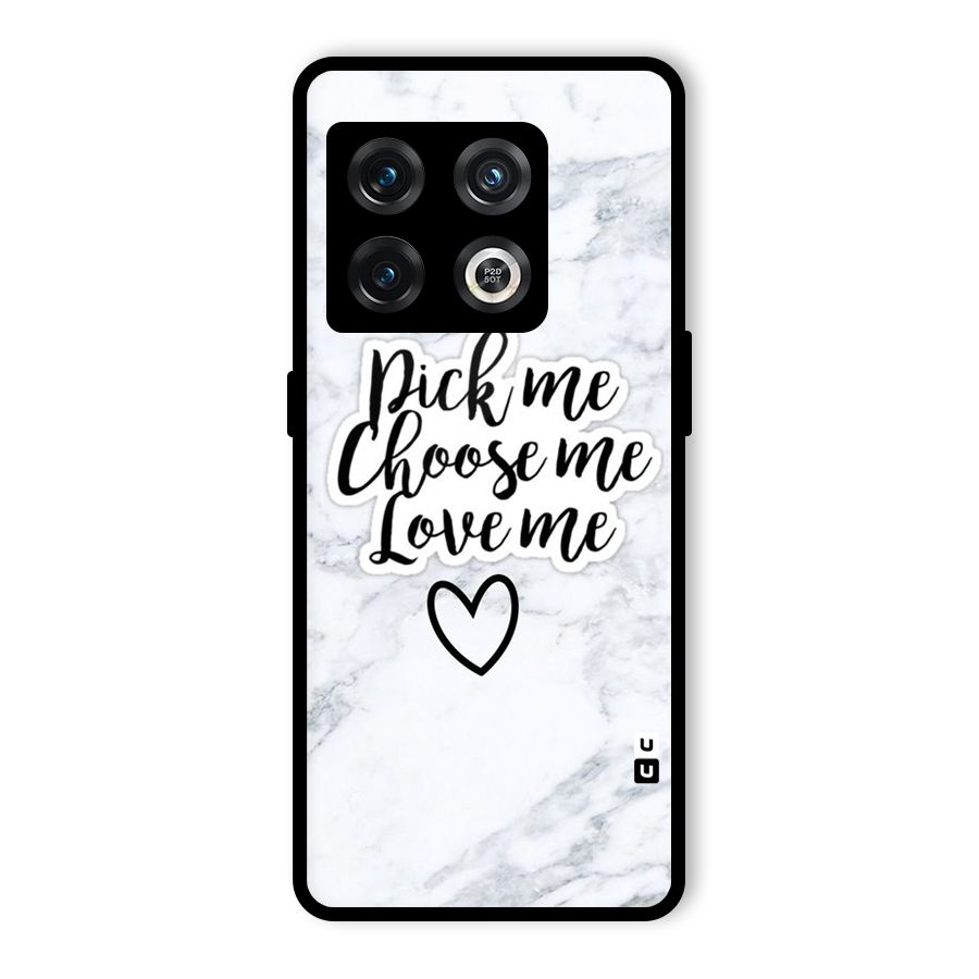 Just Me Glass Back Case for OnePlus 10 Pro 5G