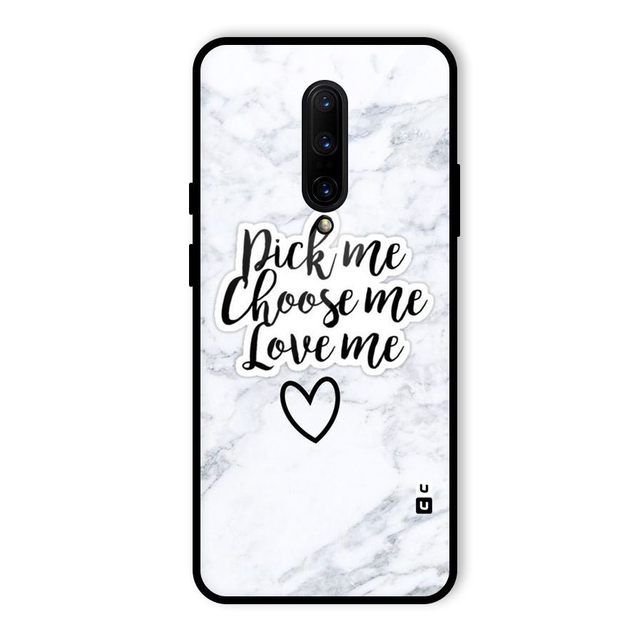 Just Me Glass Back Case for OnePlus 7 Pro
