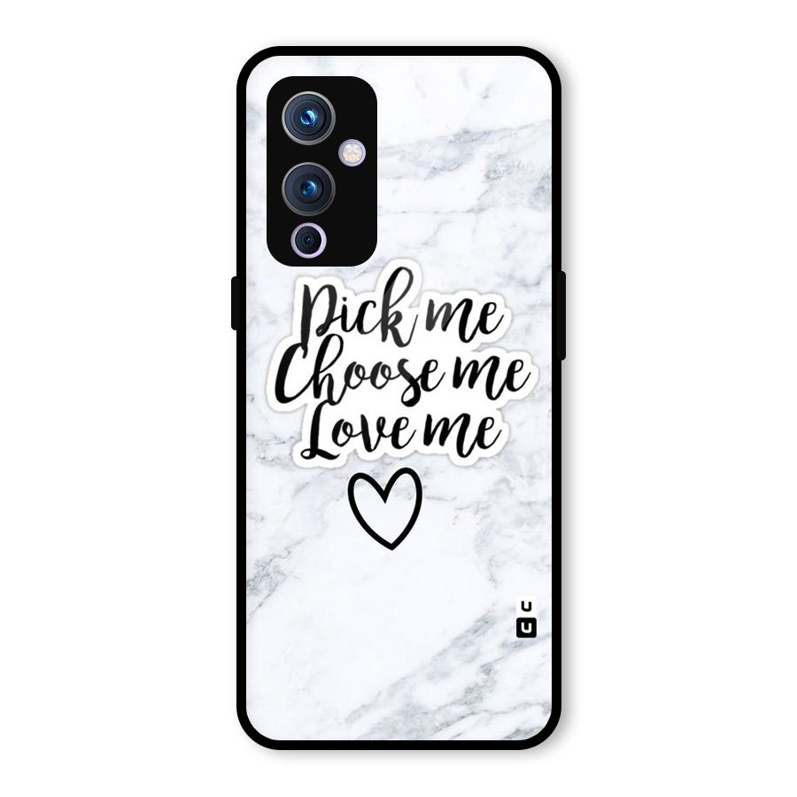 Just Me Glass Back Case for OnePlus 9