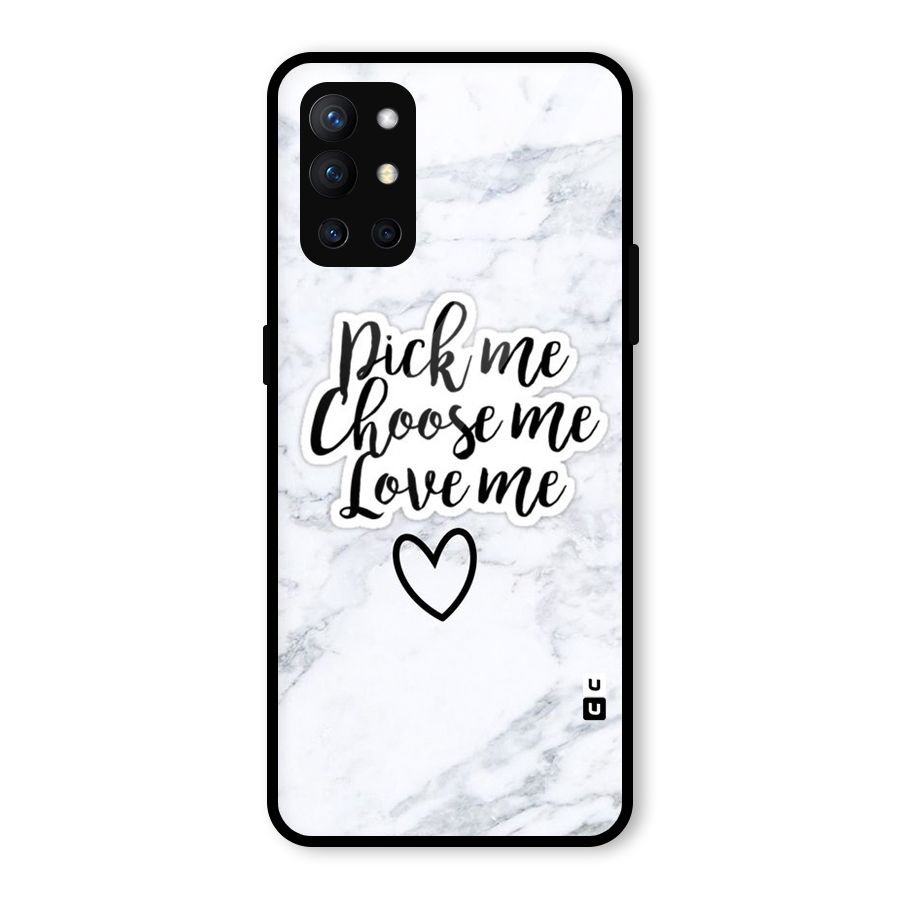Just Me Glass Back Case for OnePlus 9R