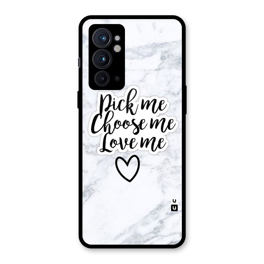 Just Me Glass Back Case for OnePlus 9RT 5G