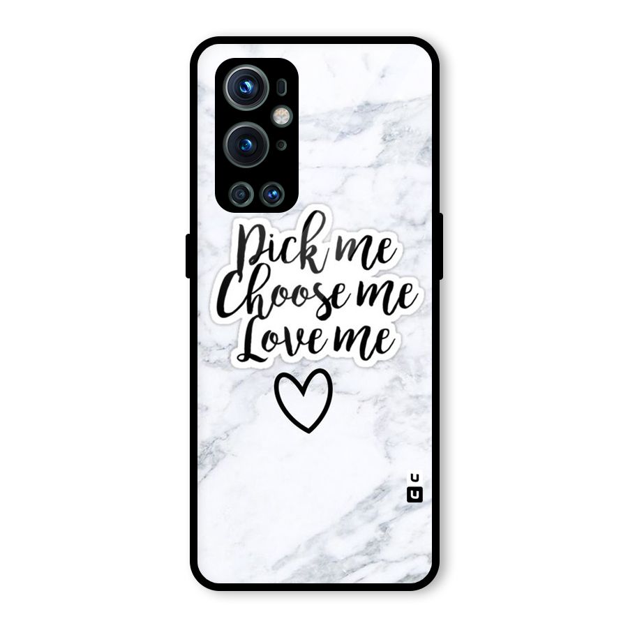 Just Me Glass Back Case for OnePlus 9 Pro