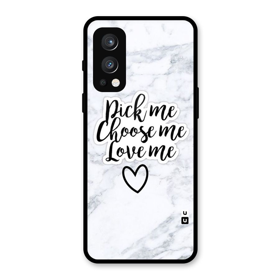 Just Me Glass Back Case for OnePlus Nord 2 5G