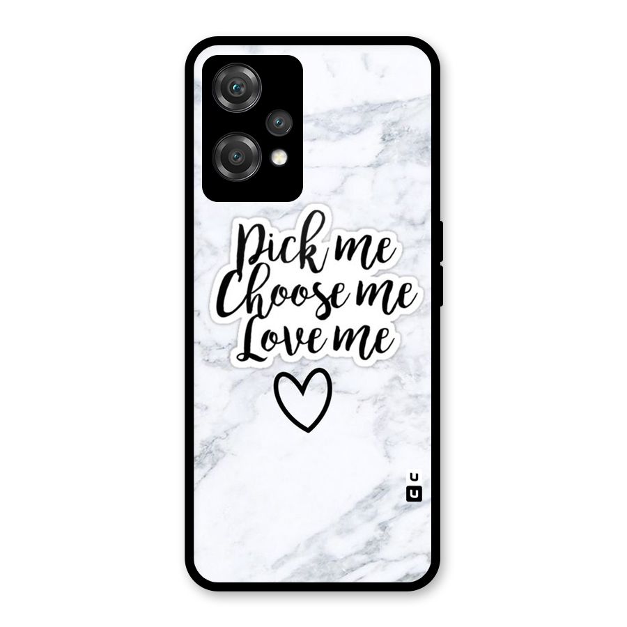 Just Me Glass Back Case for OnePlus Nord CE 2 Lite 5G