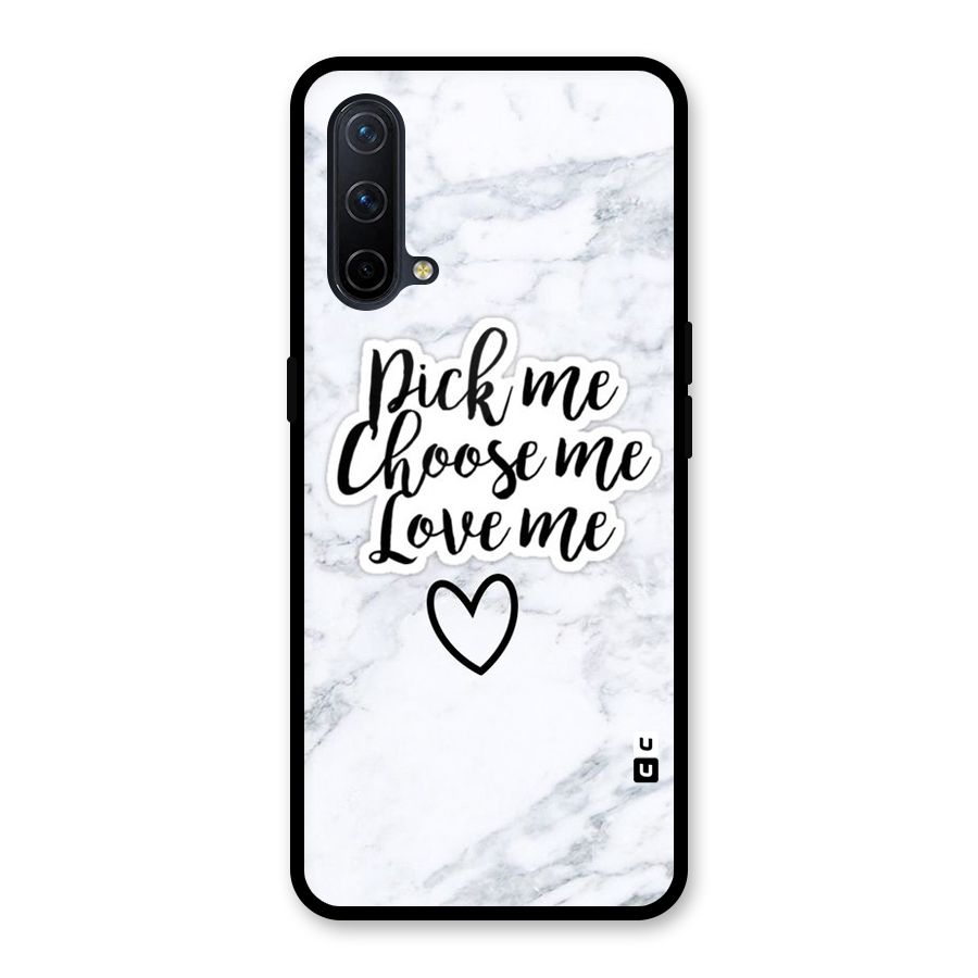 Just Me Glass Back Case for OnePlus Nord CE 5G