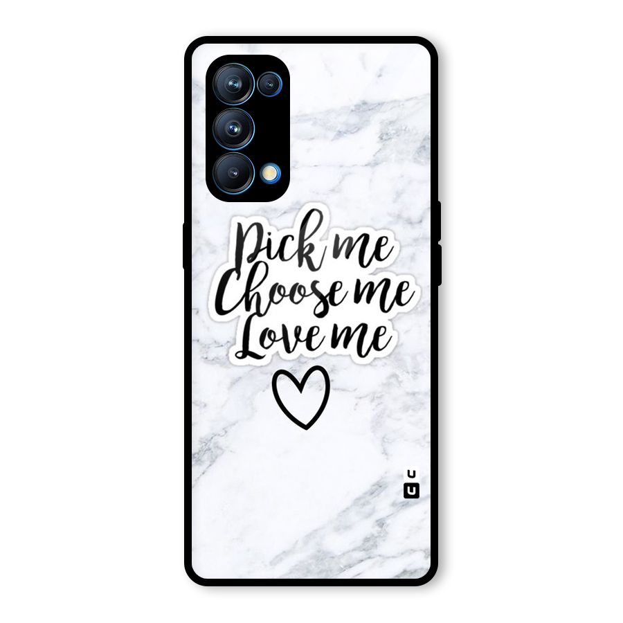 Just Me Glass Back Case for Oppo Reno5 Pro 5G