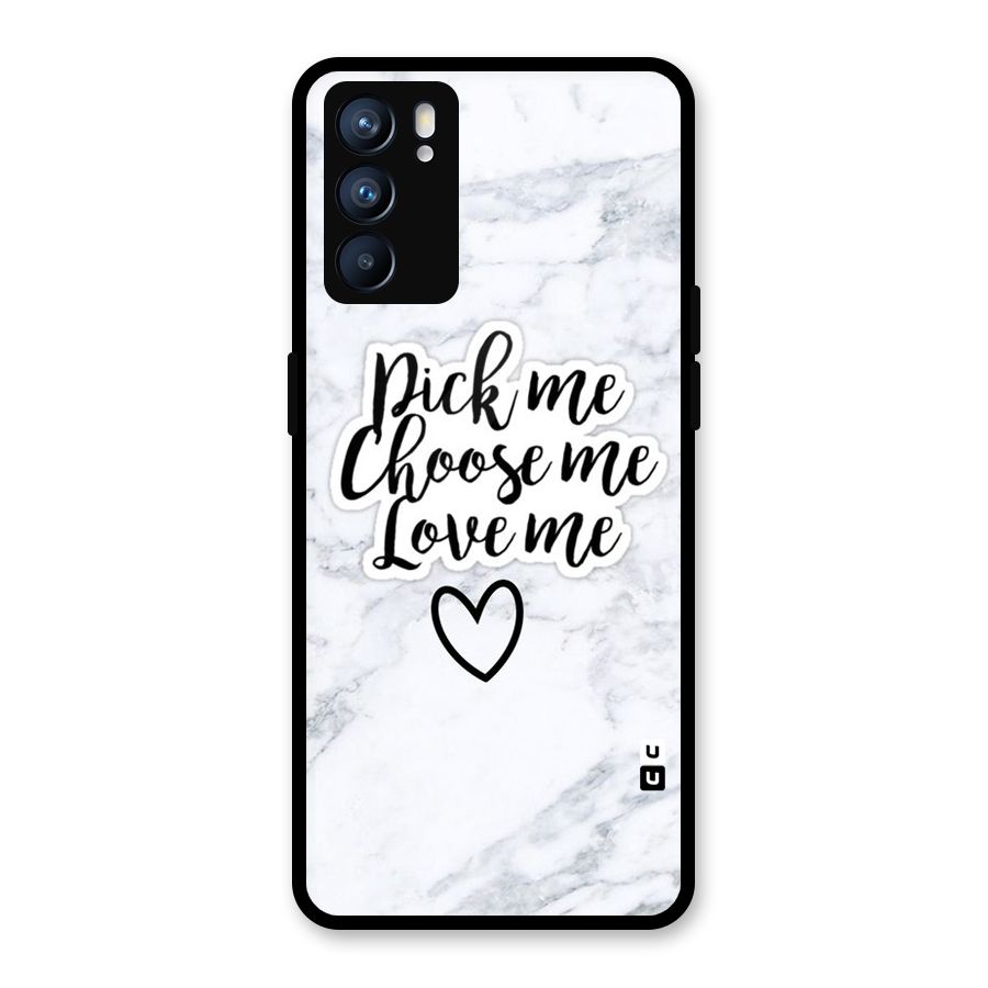 Just Me Glass Back Case for Oppo Reno6 5G