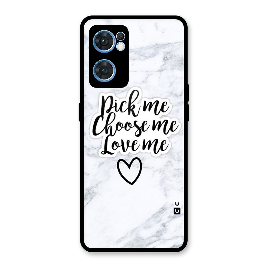 Just Me Glass Back Case for Oppo Reno7 5G