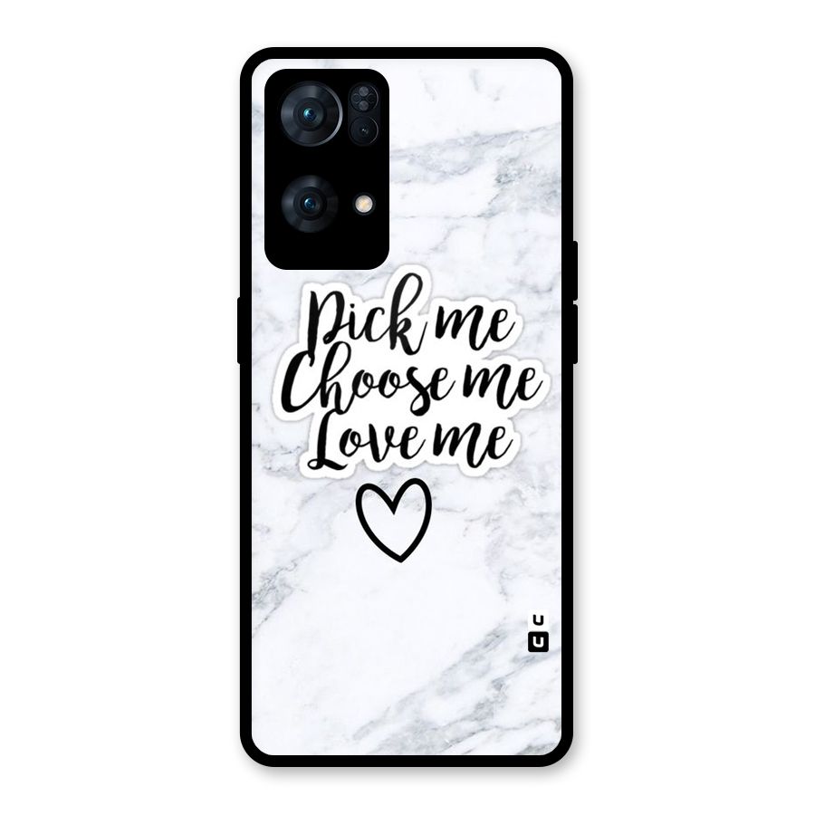 Just Me Glass Back Case for Oppo Reno7 Pro 5G