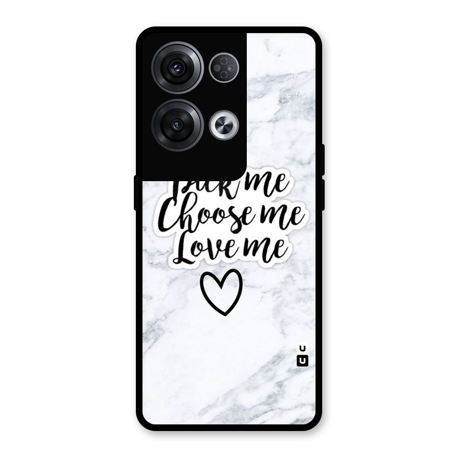 Just Me Glass Back Case for Oppo Reno8 Pro 5G