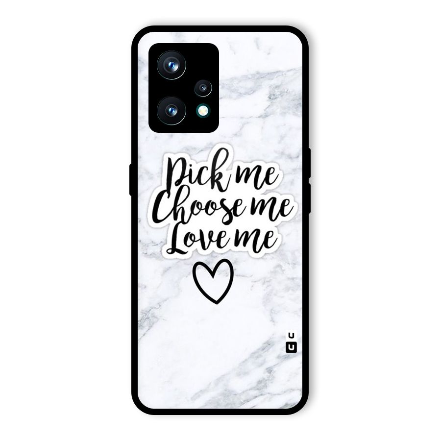 Just Me Glass Back Case for Realme 9 Pro Plus 5G