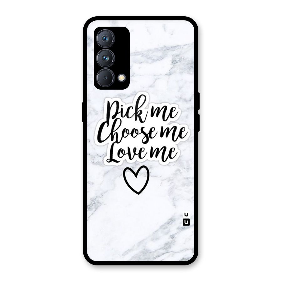 Just Me Glass Back Case for Realme GT Master Edition