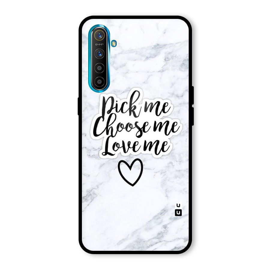 Just Me Glass Back Case for Realme X2