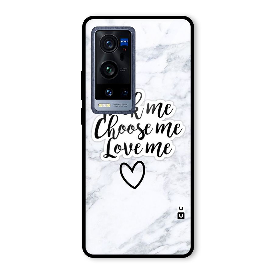 Just Me Glass Back Case for Vivo X60 Pro Plus