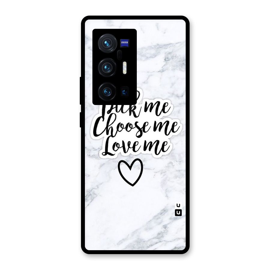 Just Me Glass Back Case for Vivo X70 Pro Plus