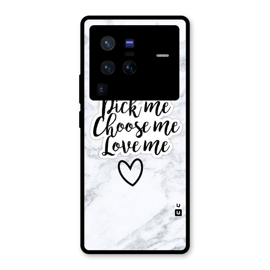 Just Me Glass Back Case for Vivo X80 Pro