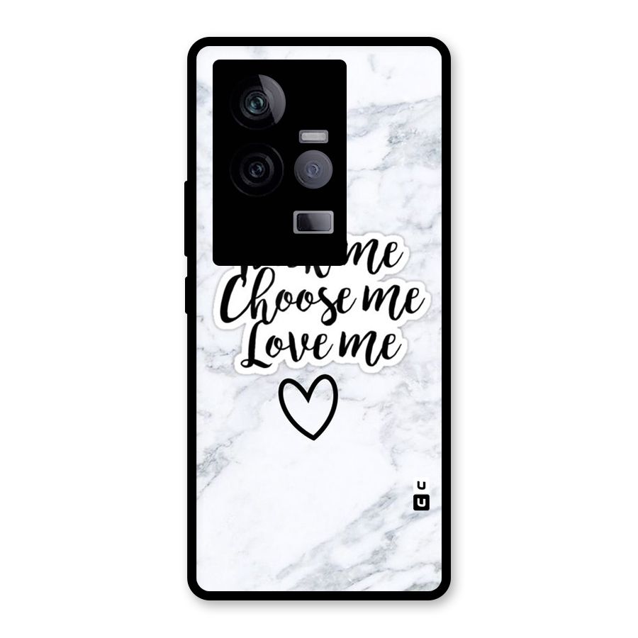 Just Me Glass Back Case for Vivo iQOO 11 5G