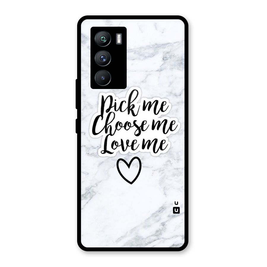 Just Me Glass Back Case for Vivo iQOO 9 SE