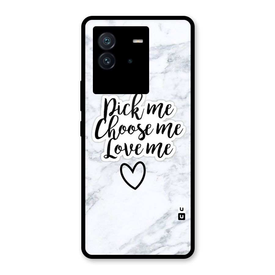 Just Me Glass Back Case for Vivo iQOO Neo 6 5G