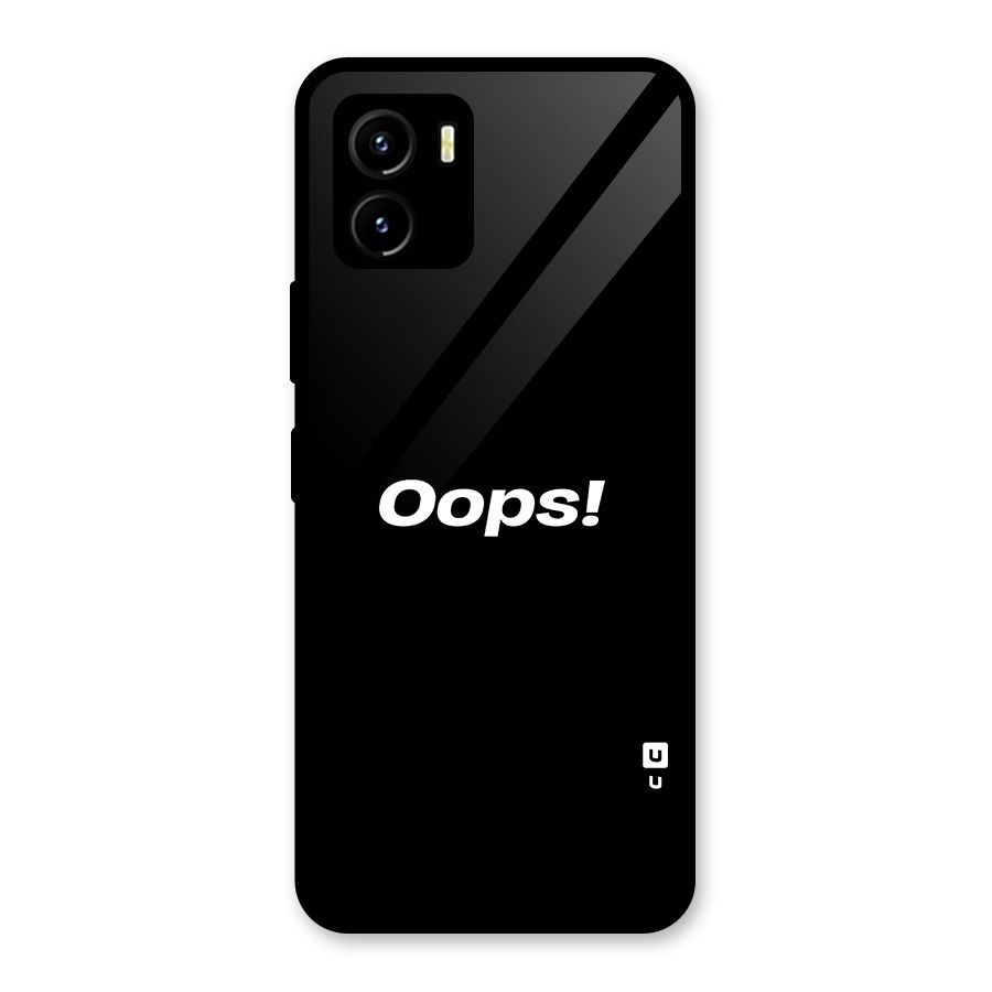 Just Oops Glass Back Case for Vivo Y15s