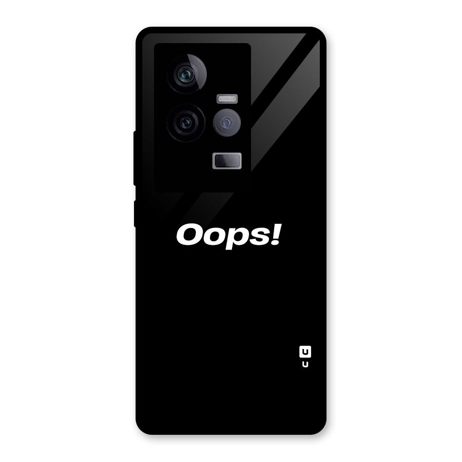Just Oops Glass Back Case for Vivo iQOO 11 5G
