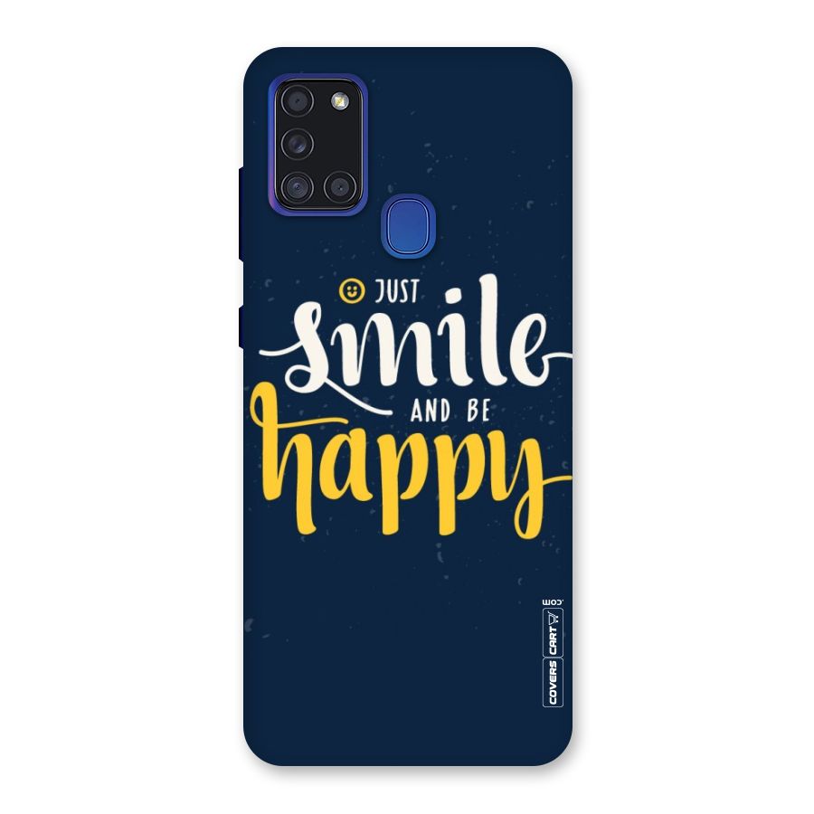 Just Smile Back Case for Galaxy A21s
