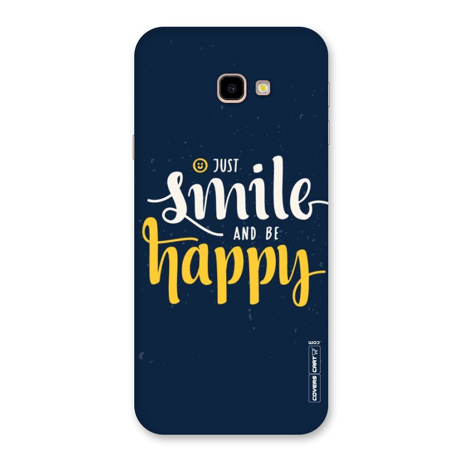 Just Smile Back Case for Galaxy J4 Plus
