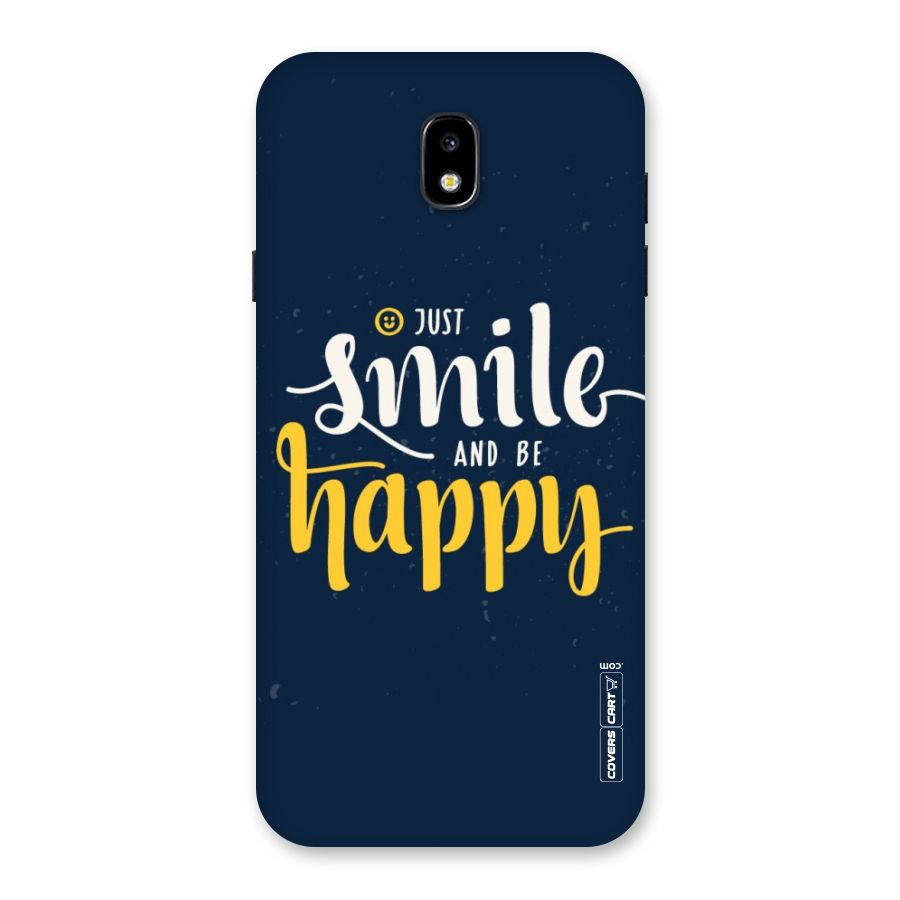 Just Smile Back Case for Galaxy J7 Pro