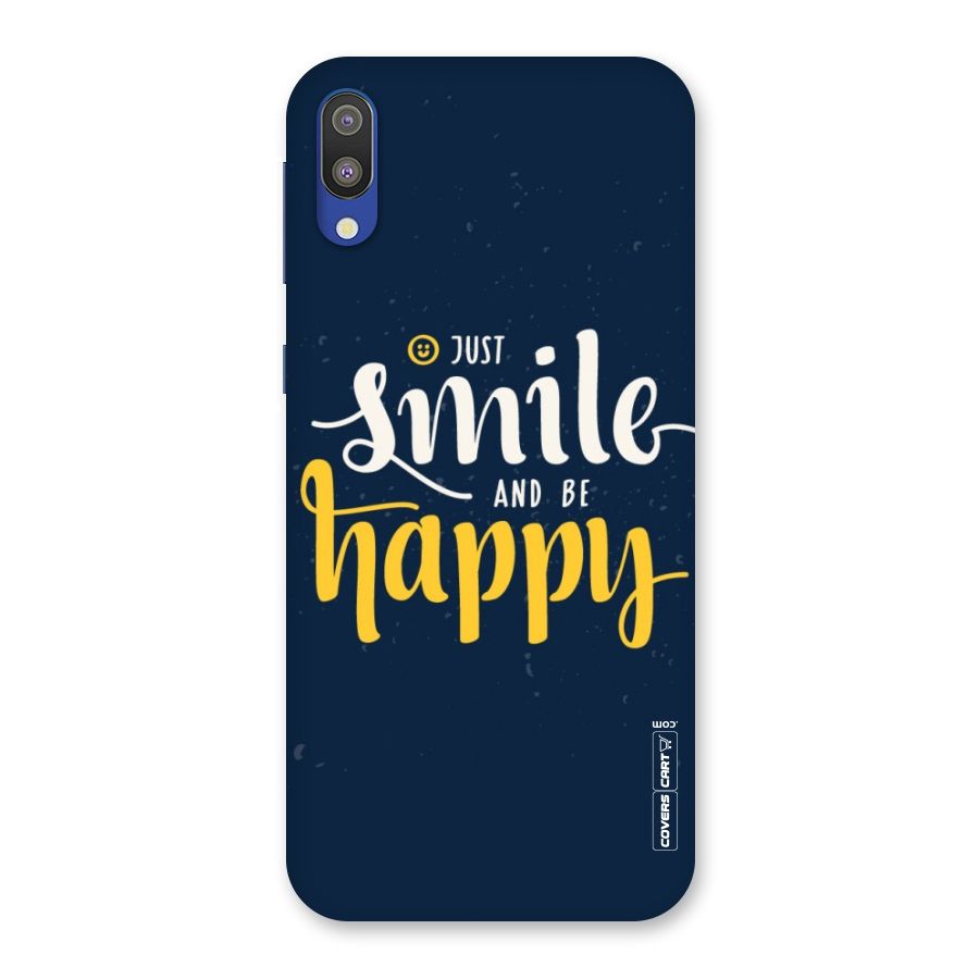 Just Smile Back Case for Galaxy M10