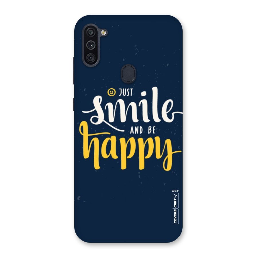 Just Smile Back Case for Galaxy M11