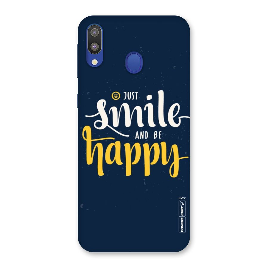 Just Smile Back Case for Galaxy M20