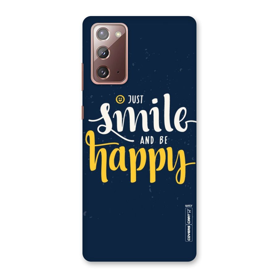 Just Smile Back Case for Galaxy Note 20