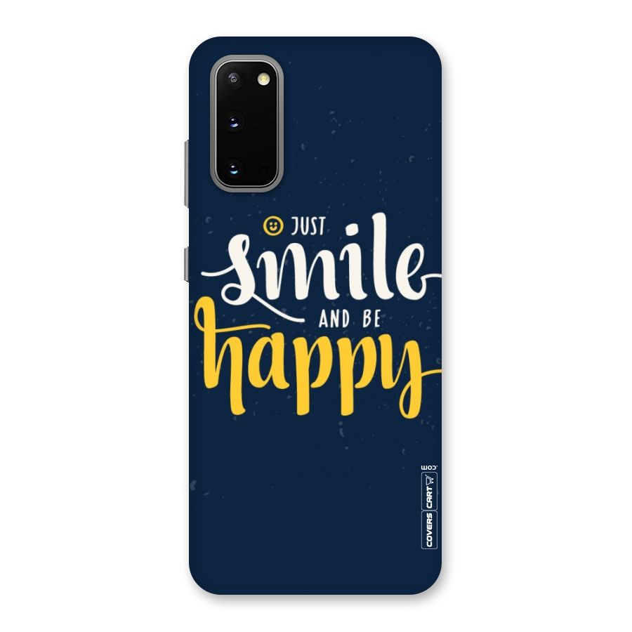 Just Smile Back Case for Galaxy S20