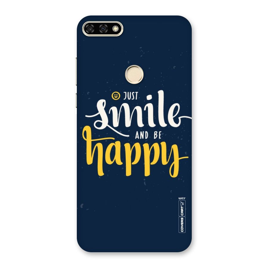 Just Smile Back Case for Honor 7A