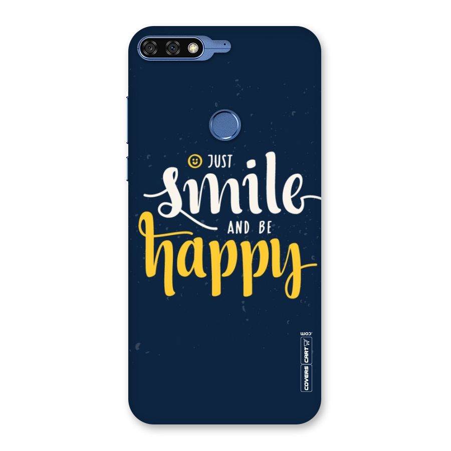 Just Smile Back Case for Honor 7C