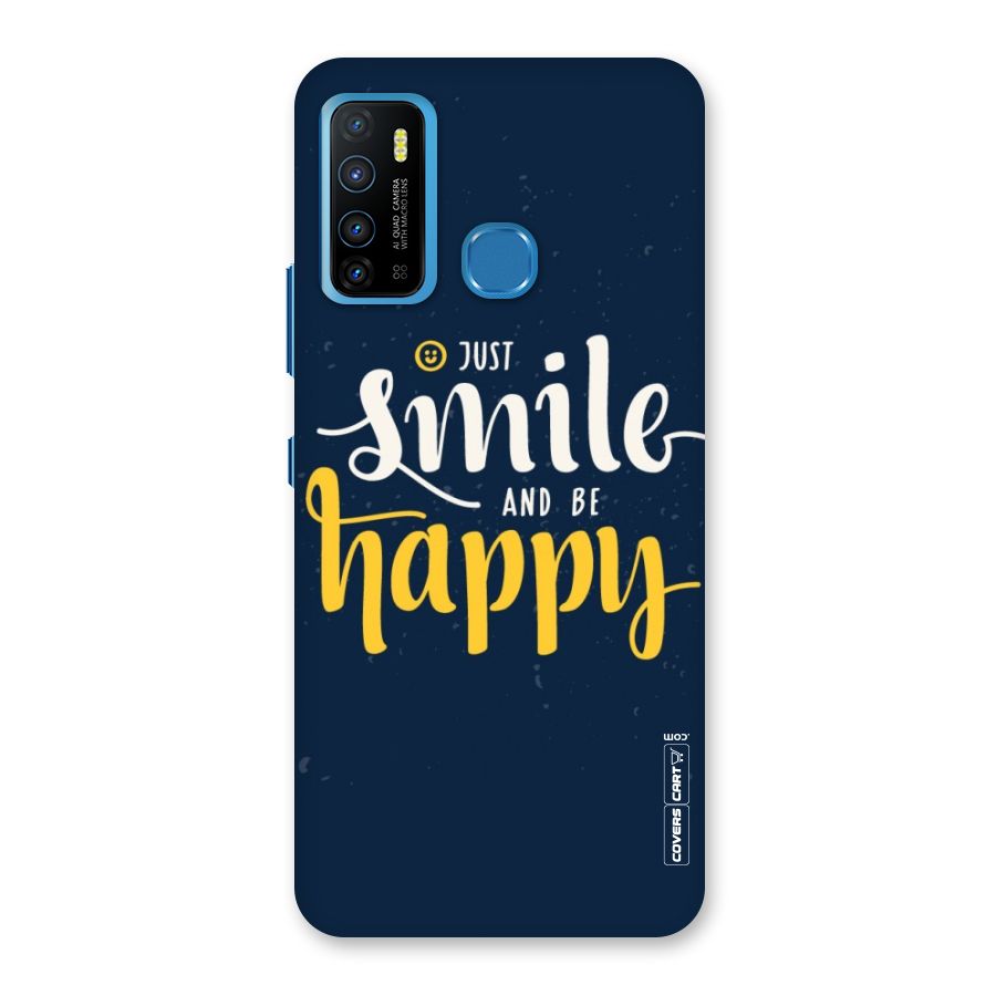 Just Smile Back Case for Infinix Hot 9