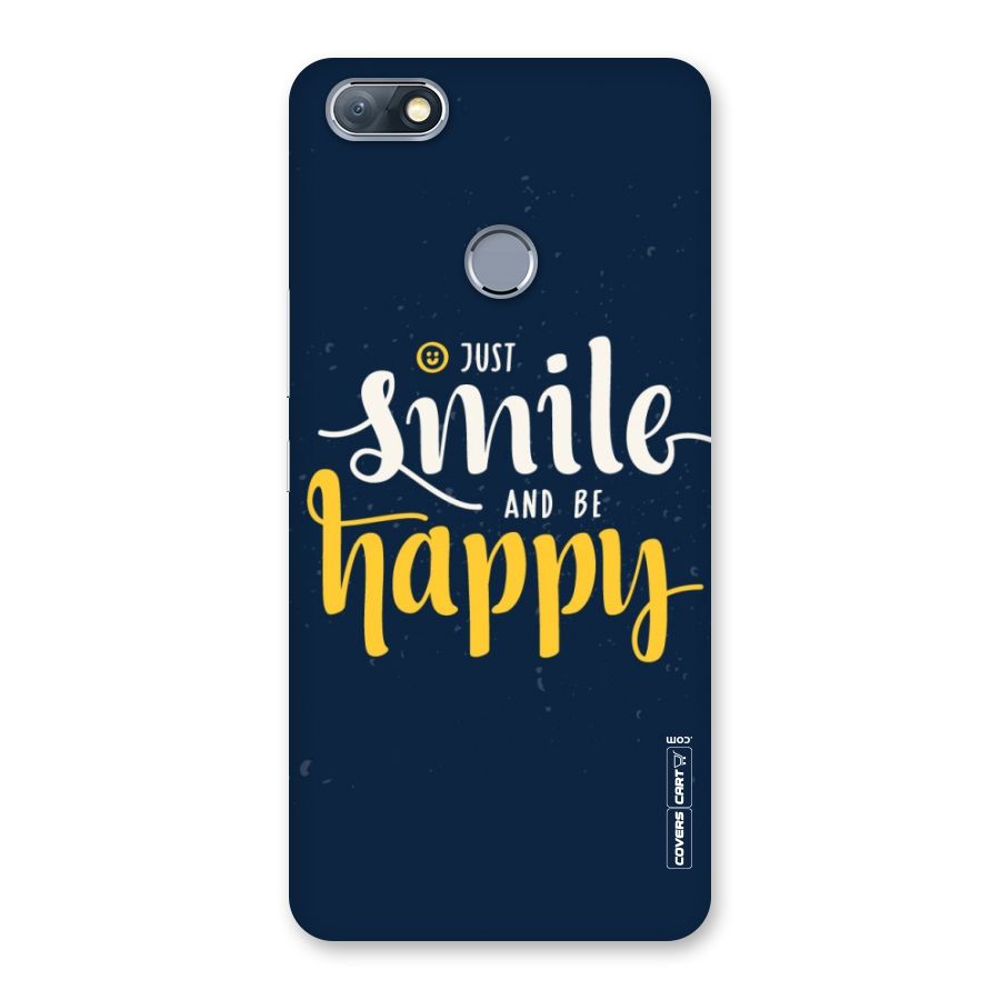 Just Smile Back Case for Infinix Note 5