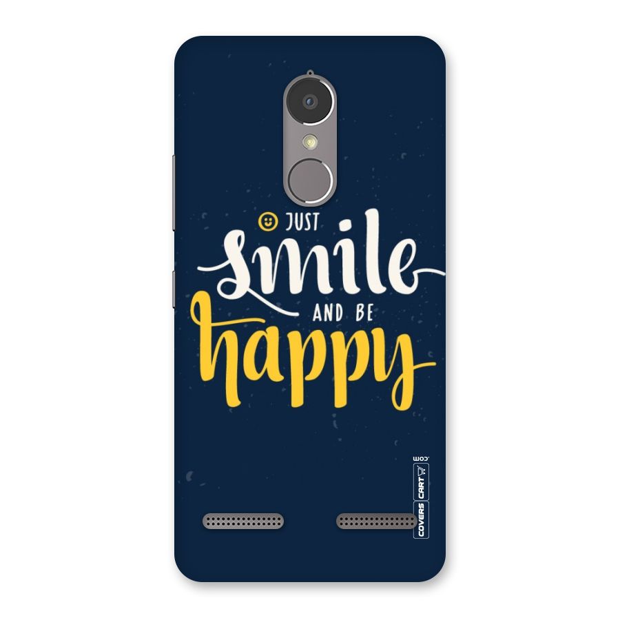 Just Smile Back Case for Lenovo K6 Power