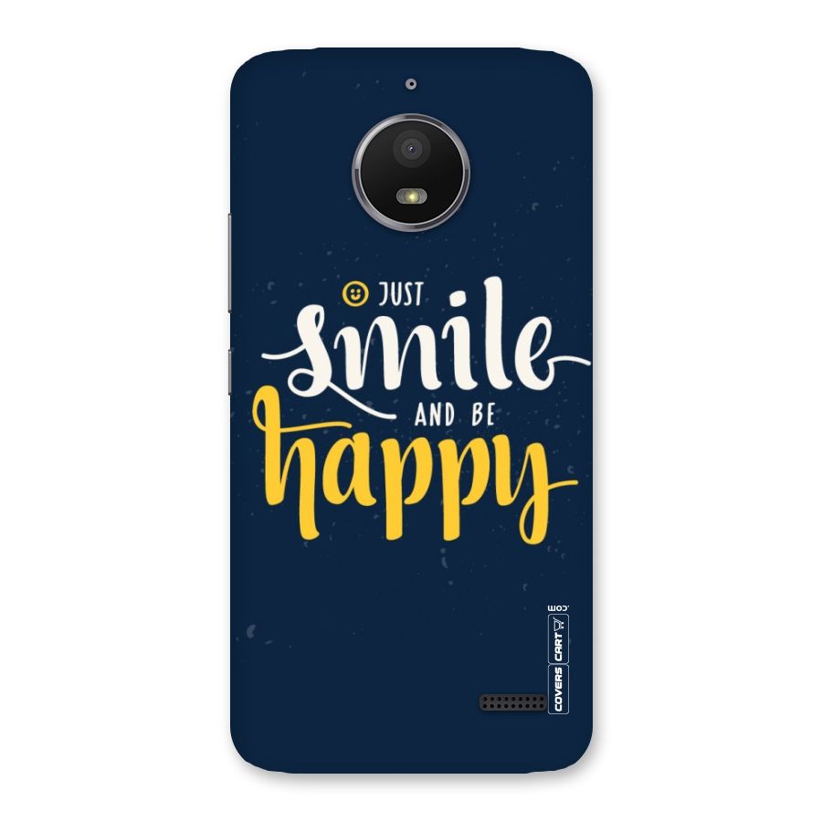 Just Smile Back Case for Moto E4