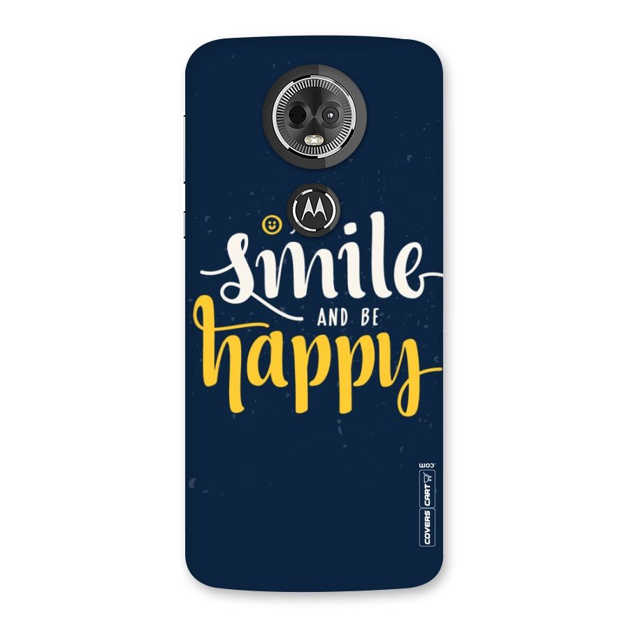 Just Smile Back Case for Moto E5 Plus