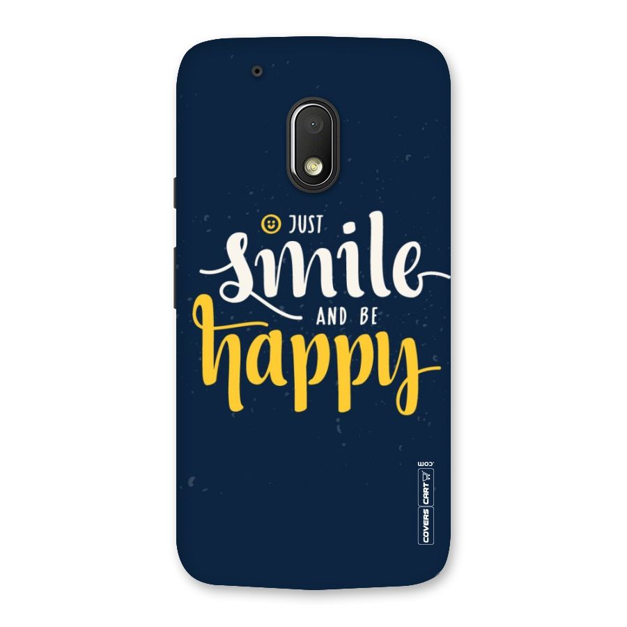 Just Smile Back Case for Moto G4 Play