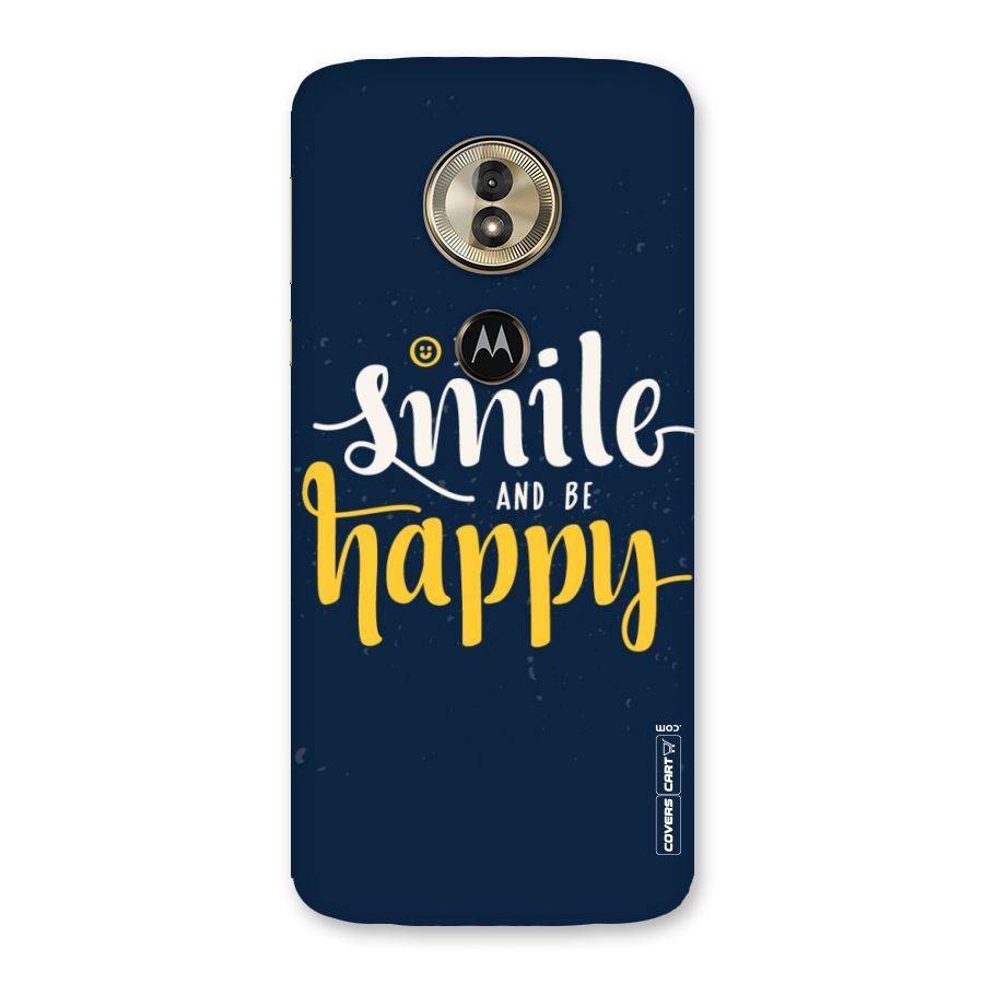 Just Smile Back Case for Moto G6 Play