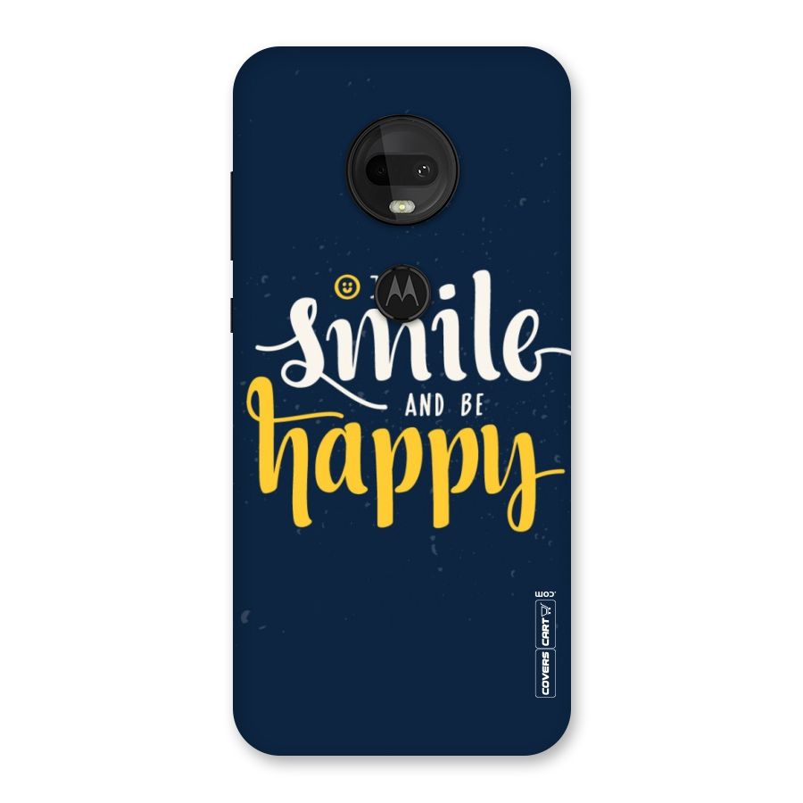 Just Smile Back Case for Moto G7