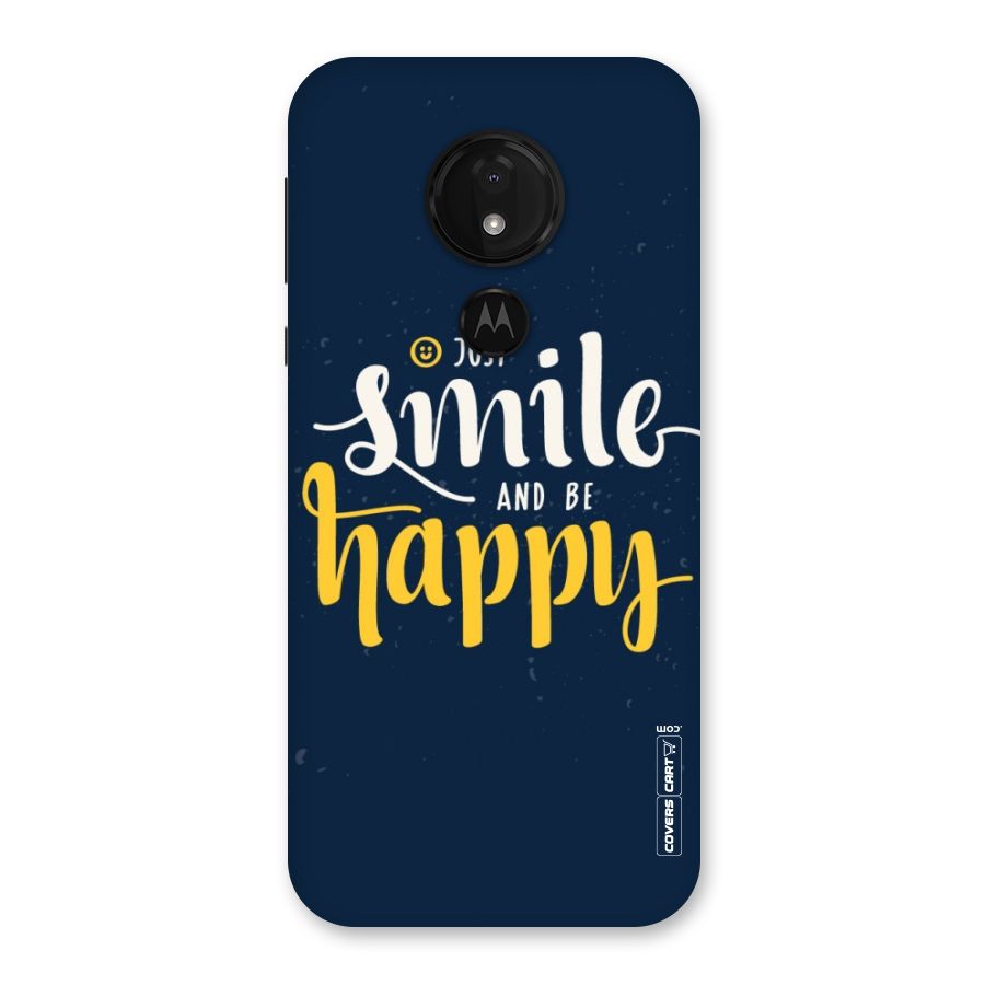 Just Smile Back Case for Moto G7 Power