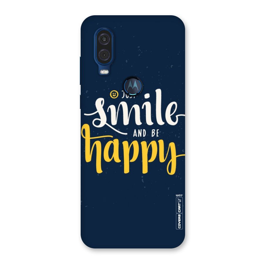 Just Smile Back Case for Motorola One Vision