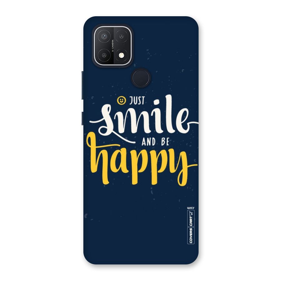 Just Smile Back Case for Oppo A15s