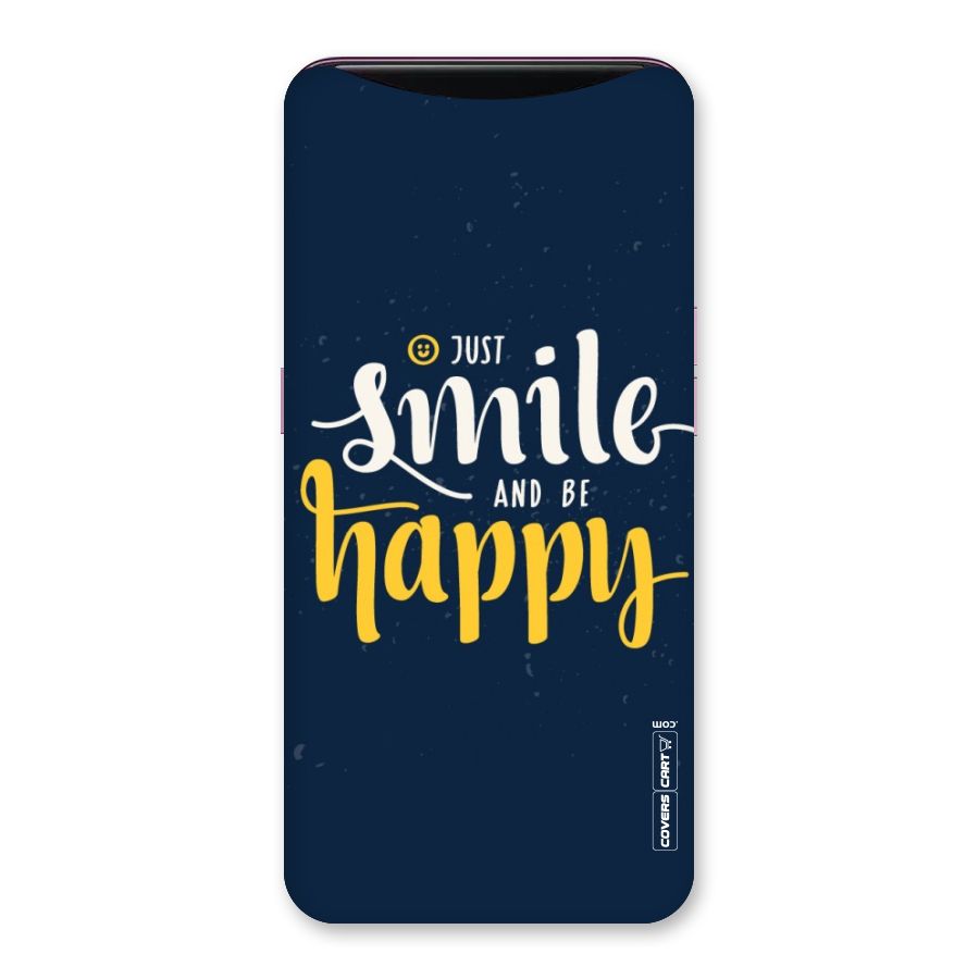 Just Smile Back Case for Oppo Find X