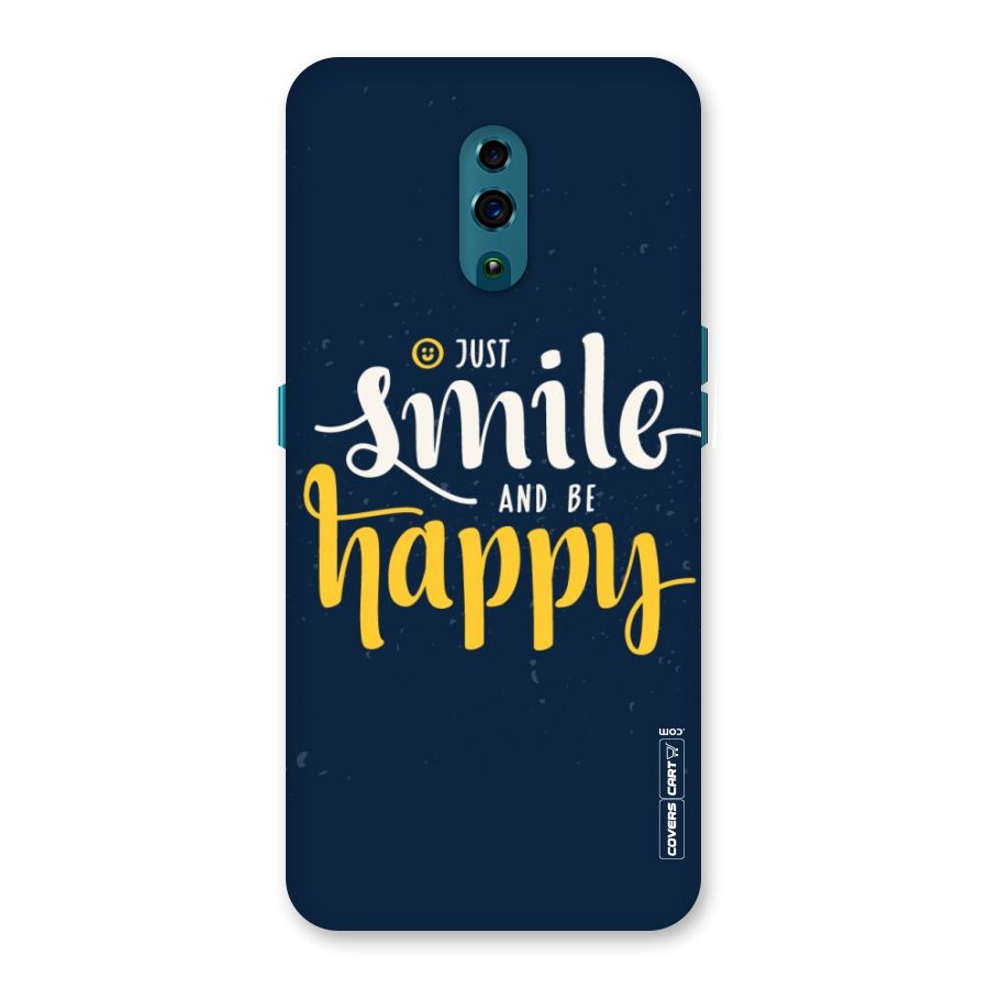 Just Smile Back Case for Oppo Reno